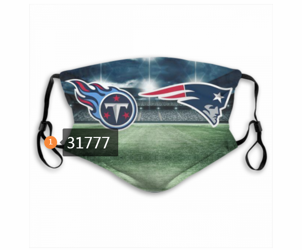 NFL New England Patriots 1782020 Dust mask with filter->nfl dust mask->Sports Accessory